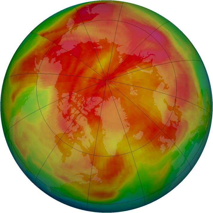 Arctic ozone map for 02 April 1980